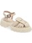 Bej Hakiki Deri Kadın Sandalet - K24Y1SN67158-A25 9