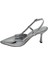 Zenna | Kadın Arkası Açık Stiletto - Çiğdem Kundura - Zenna - Gümüş - 38 5