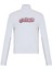 Kadın Beyaz Modal Dokulu Slim Fit Uzun Kollu Tişört 5