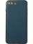 iPhone 7 Plus Kılıf Coco Deri Silikon Kapak - Mavi 1