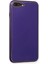 iPhone 7 Plus Kılıf Coco Deri Silikon Kapak - Mor 2
