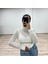 File Detaylı Triko Bluz 1