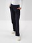 Kadın Lacivert Pamuk Dokulu Oversize Sweat Pantolon 6