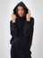 Kadın Lacivert Pamuk Dokulu Oversize Sweatshirt 6