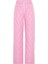 Kadın Pembe Formunu Koruyan Oversize Pantolon 5