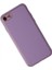 iPhone 7 Kılıf Coco Deri Silikon Kapak - Lila 2
