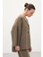 Düğmeli Kimono - Haki 5