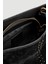 Zımbalı Süet Çanta - Siyah 4