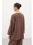 Düğmeli Kimono - Kahve 7