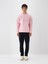 Erkek Pembe Pamuk Dokulu Regular Fit Sweatshirt 6