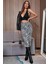 Kadın Siyah Çapraz Sırt Detaylı Şık Crop Top Büstiyer 4