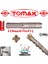 Tomax Sds Plus 10X210 mm 4 Elmaslı Beton ve Duvar Delme Matkap Ucu 10'lu Paket– Crmo 2
