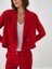 Kadın Kırmızı Formunu Koruyan Regular Fit Ceket 6