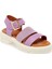 Lila Hakiki Deri Kadın Sandalet - K24Y1SN67261-S1T 5