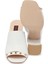 Beyaz Hakiki Deri Kadın Terlik - K24Y1TR67254-A26 8