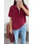 Kısa Kollu Modal Bordo Sweat 2