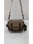 , Toka Aksesuar Detaylı,kapaklı,çok Gözlü, Vizon Kahve Kadın Çapraz Çantası 6