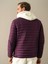 Erkek Mor Regular Fit Şişme Mont 6