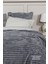 Mateo Battaniye Seti Çift Kişilik Wellsoft 3 Parça (230X250 Cm) Antrasit 2
