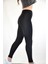 Kadın Siyah Içi Polimer Kaplama Yüksek Bel Termal Içlik Termal Korse Tayt 4