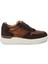 Kahve Hakiki Deri Erkek Sneaker - E24I1AY56724-B85 8