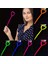Bfs Karanlıkta Yanan Glow Stick Partisi Kalp Şekilli Asa Sopa 6 Renk 6 Adet 2