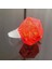 Bfs Kristal Tasarımlı LED Glow Işıklı 3 Modlu Kırmızı Yüzük 3.5 x 5 cm 2