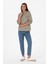 Kadın Açık Haki Sweatshirt 50307796-VR183 4