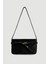 Kemer Detaylı Süet Çanta - Siyah 2