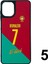 Samsung Galaxy A07 Uyumlu Casetify Kabartmalı Arka Koruma Kılıf 5