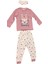 Çocuklar Için Göz Maskeli Karakter Baskılı %100 Pamuk 3 Lü Pijama Takımları 2