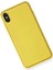 iPhone Xs Max Kılıf Coco Deri Silikon Kapak - Sarı 2