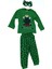 Çocuklar Için Göz Maskeli Karakter Baskılı %100 Pamuk 3 Lü Pijama Takımları 2