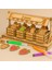 J Toyss Ahşap Manav Tezgahı Puzzle | Eğitici Market Oyuncak | Matematik ve Rol Oyunu Seti 2