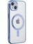 iPhone 14 Plus Kılıf Magneticsafe Lazer Silikon - Sierra Blue 1