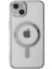 iPhone 14 Plus Kılıf Magneticsafe Lazer Silikon - Gümüş 2