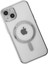 iPhone 14 Plus Kılıf Magneticsafe Lazer Silikon - Gümüş 3