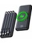 Wireless Powerbank 10000 Mah LED Ekranlı Dahili Kablolu Hızlı Şarj 1