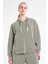 Kadın Fermuarlı Kapüşonlu Sweatshirt 25N-2103 1