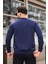 Erkek Kompakt Pamuklu Slim Fit Sweatshirt 4