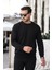 Erkek Kompakt Pamuklu Slim Fit Sweatshirt 1