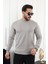 Erkek Kompakt Pamuklu Slim Fit Sweatshirt 1