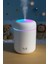 💧 Rgb Işıklı H2O Mini Nemlendirici – Sessiz Ultrasonik Buhar Makinesi, USB Şarjlı, Gece Lambalı Aroma Difüzör (Beyaz / Siyah) 2