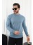 Erkek Kompakt Pamuklu Slim Fit Sweatshirt 1