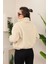 Kadın Bel Lastikli Peluş Sweatshirt 3