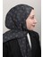 Cotton Şal 1030600-913 Siyah Gri 1