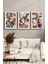 Ahşap Çerçeveli Mdf Tablo Seti Matisse, Bohem, Kusama Salon ve Oturma Odası Için ÇT3085 23 x 32 2