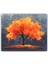 Dalları Sararmış Ağaç Baskılı Mouse Pad 18X22 cm 1