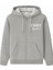 Tam Fermuarlı Kapüşonlu Gri Erkek Sweatshirt Erkek Gri Sweatshirt Tmby Baskılı 1