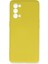 Oppo Reno 5 Kılıf Nano Içi Kadife Silikon - Sarı 1